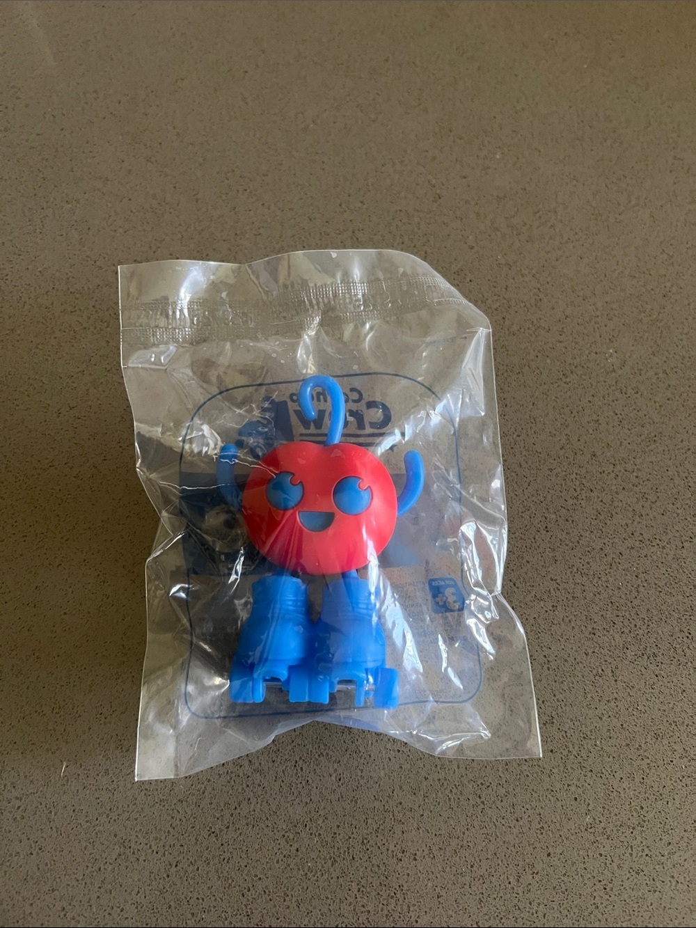 Blue & Red Smiley Cherie Robot Figure Kids Toy Sonic